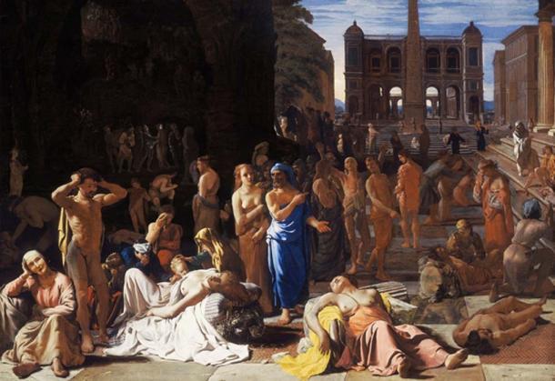 Plague in an ancient city.